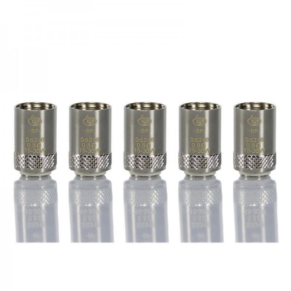 InnoCigs - BF SS316 Heads 0,5 Ohm (5 Stück pro Packung)